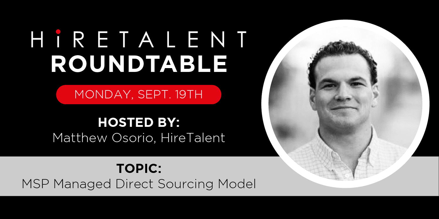 Hiretalent Roundtable MSP Managed Direct Sourcing Model